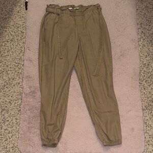 Hollister Tan Jogger Pants